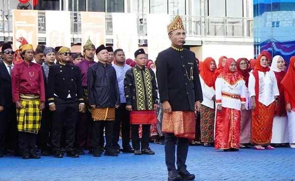 UPT Kementerian PU Maluku Utara Gelar Upacara HUT ke 81 RI, Payapo Jadi Irup 2 UPT Keme PU Malut Upcara HUT 81 RI
