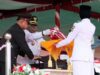 Wabup Mimika Pimpin Upacara Penurunan Bendera HUT ke 81 RI