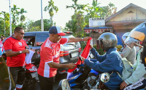 Semarak HUT ke 81 RI Bergema di Papua Tengah, Wagub Deinas Ajak Warga Kerja Nyata 2 Wagub PT HUT 81 RI Kerja Nyata2