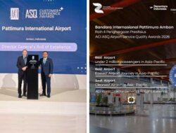 5 Tahun Berturut-turut : Bandara Pattimura Ambon Terbaik se-Asia Pasifik