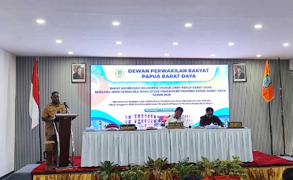 Rakor Bersama OPD Pengelola Otsus, DPRP PBD Soroti SILPA-Perketat Pengawasan 2 DPRP PBD Soroti SILPA2