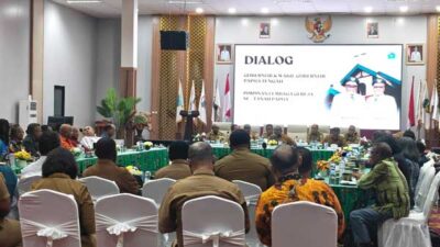 Gubernur Nawipa Rangkul Pimpinan Gereja, Bersama Bangun Papua Tengah 15 Gub PT Dialog dgn Pemimpin Gereja