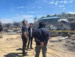 Tim Khusus Polda Papua Tengah Selidiki Penyebab Kebakaran di Pasar Bopauda Paniai
