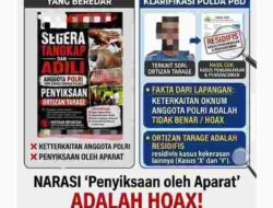 Polresta Sorong Kota: Narasi Penganiayaan OT oleh Anggota Polisi Hoax