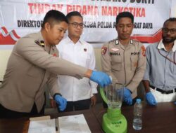 22,86 Gram Sabu Dimusnahkan, Polda PBD Ajak Warga Perangi Narkoba