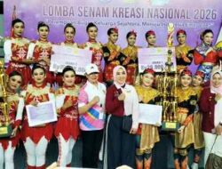 Hattrick , Tim Senam Kreasi PERWOSI Ambon Juara 2 Nasional