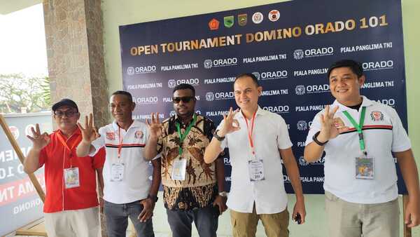 256 Peserta Ramaikan Turnamen Domino Orado 101  di Sorong Meriahkan HUT ke 81 TNI
