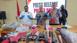 Polres Deiyai Lanjut Buru DPO MM, Kembali Sita Senpi Rakitan dan Puluhan Amunisi