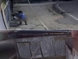 Terekam CCTV Hendak Bakar Kios, Dua Pelaku Diburu Polres Paniai