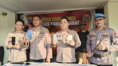 Polsek Sorong Barat Amankan Residivis, Diduga Terlibat Pencurian di 20 Lokasi