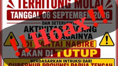 Info Penutupan Pantai Nabire Hoaks, Ini Penegasan Jubir Gubernur Papua Tengah 14 Info Hoaks Pantai Nabire Tutup