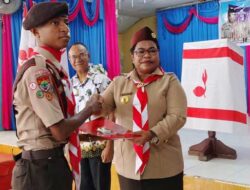 50 Peserta Jamnas Pramuka XII Asal Kota Sorong Terima Penghargaan Pemda