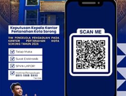 Pelayanan Transparan, Kantah Kota Sorong Bentuk Tim Pengelola Pengaduan 2026