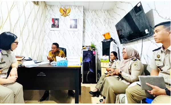 Kantah Kota Sorong Kunjungi Diskominfo, Koordinasi Program “PERINTIS” 10 Hari-IntegrasI BPHTB
