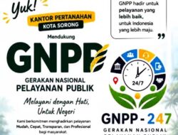 Kantah Kota Sorong Tegaskan Komitmen Dukung GNPP