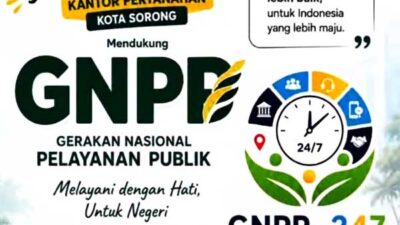 Kantah Kota Sorong Dukung GNPP