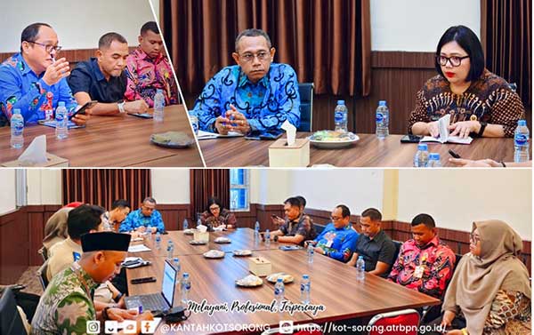 Kantah Kota Sorong Monev Kanwil BPN PB