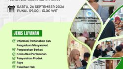 Kantah Kota Sorong Kembali Hadirkan Layanan PELATARAN Akhir Pekan
