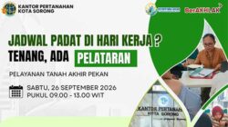 Kantah Kota Sorong Kembali Hadirkan Layanan PELATARAN Akhir Pekan