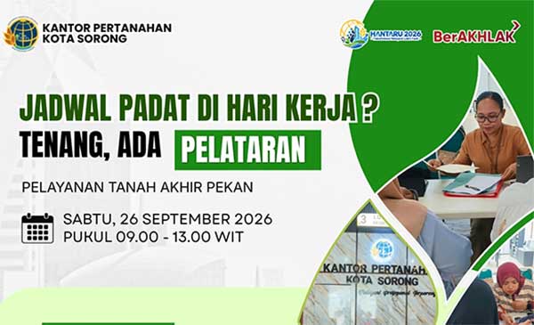 Kantah Kota Sorong Pelataran 26 Sept 2026 2