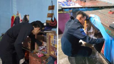 Deteksi Dini Gangguan Kamtib, Lapas Biak Razia Blok Hunian Bersama TNI/Polri 14 Lapas Biak Razia Gabungan4