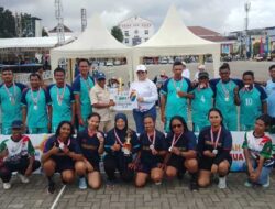 Semarak HUT ke 451, Tim DLHP dan SKB Ambon Pendidikan Raih Juara Bola Jalan