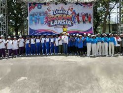 Lansia Ambon Meriahkan HUT ke 451 Lewat Lomba Senam, Lisa Wattimena Apresiasi