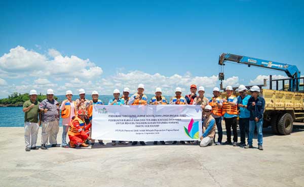 PLN Bangun Rumah Ikan FABA Pantai Holtekamp