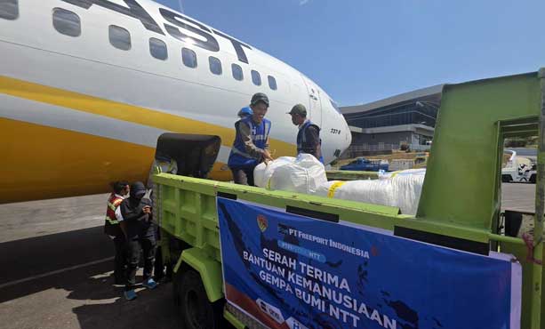 Peduli Warga Terdampak Gempa NTT, PTFI Salurkan Bantuan Kemanusiaan 2 PTFI Bantu Warga Terdampak Gempa NTT2