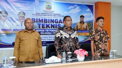 Gubernur Papua Tengah: TPK Harus Diperkuat, Jadi Ujung Tombak Tekan Stunting 14 Pemprov PT Bimtek Penguatan TPK