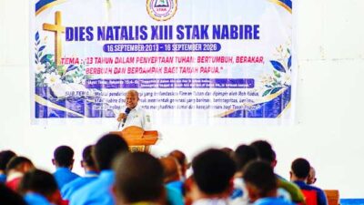 Dies Natalis XIII STAK Nabire, Pemprov Papua Tengah Dorong Penguatan SDM 16 Pemprov PT Dies Natalis XIII STAK Nabire