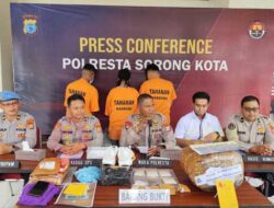 Polresta Sorong Kota Berhasil Ungkap Sabu 421,76 Gram, Terbesar se-Tanah Papua