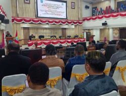 Tanggapi Pandangan Fraksi DPRK Soal RAPBD-P 2026, Ini Penjelasan Wali Kota Sorong