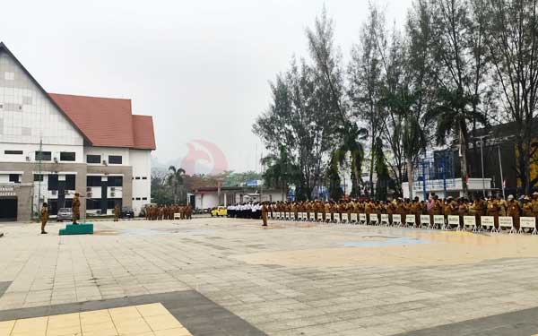 OPD Pemprov PBD Didesak Percepat Realisasi Anggaran 2026 12 Apel pagi Pemprov PBD 12 10 2026