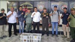 Ditpolairud Polda PBD Amankan 21 Ekor Nuri Hitam di KM Sinabung