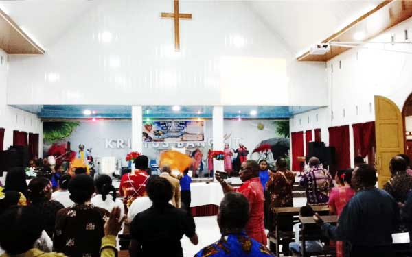 HUT Gereja Teofani ke 75 Tahun Mimika