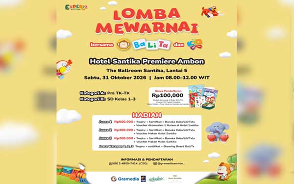 Hotel Santika Ambon Lomba Mewarnai 2026