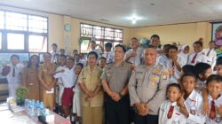 Polsek Sorong Barat Sosialisasi “Polidik” Penyuluhan dan Edukasi Stop Bullying