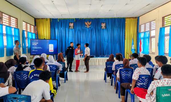 Polda PBD Bekali Pelajar SMAN 5 Sorong : Cegah Judol hingga Narkotika