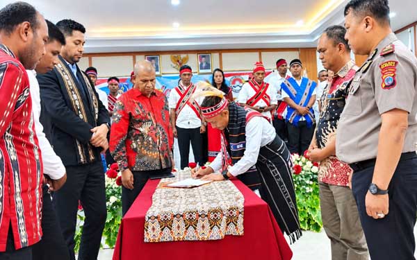 IPTB Mimika Periode 2026 2031 Resmi Dilantik