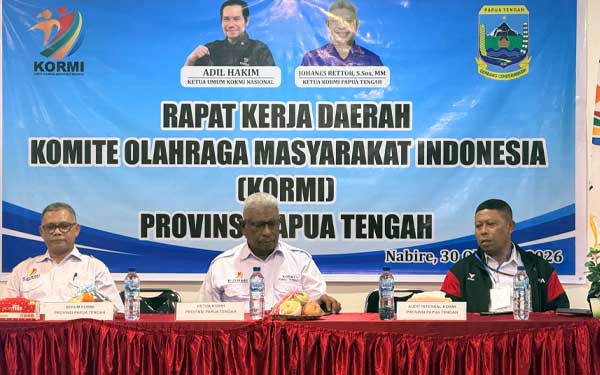 KORMI Papua Tengah Rapat Kerja