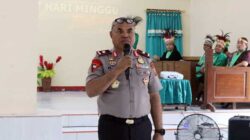 Kapolda PT Minggu Kasih di GKI Mimika
