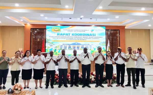 Pemkab Mimika Siapkan SK GERMAS, Perkuat Sinergi Lintas Sektor