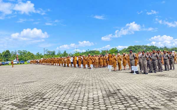 Pj Sekda Mimika Pimpin Apel Pagi