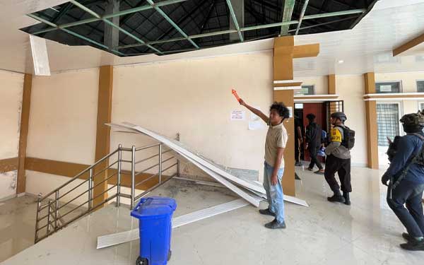 Kantor Bupati Intan Jaya Kembali Jadi Sasaran Aksi Kriminal, Polisi Selidiki