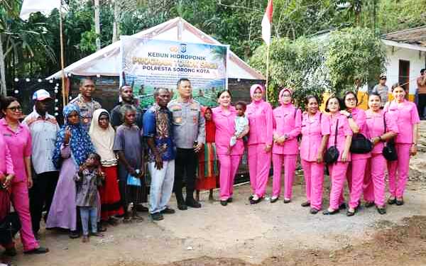 Polresta Sorong Kota Program Tokok Sagu