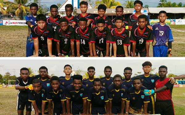 SMPN 5 Nabire vs SMPN 1 Nabire Barat di Final Kapolda Cup
