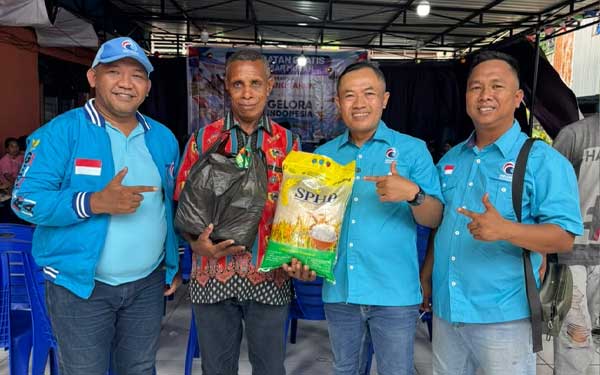 HUT ke 7, Gelora Kota Jayapura Gelar Pengobatan Gratis-Pasar Murah bagi Warga 8 Partai Gelora Kota Jayapura HUT ke 7